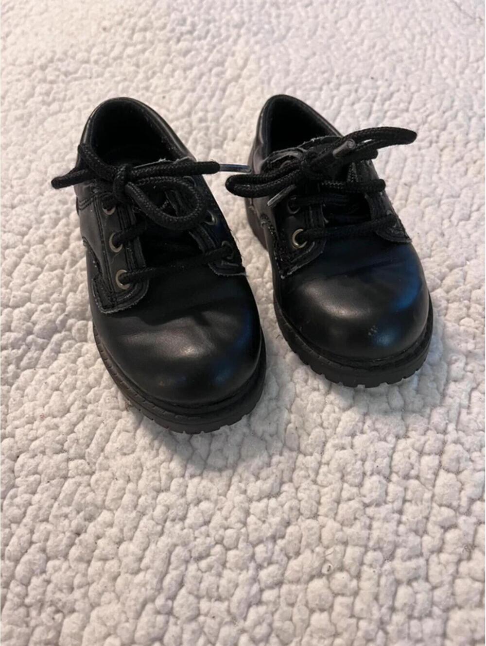 Vintage McKids Black Dress Shoes